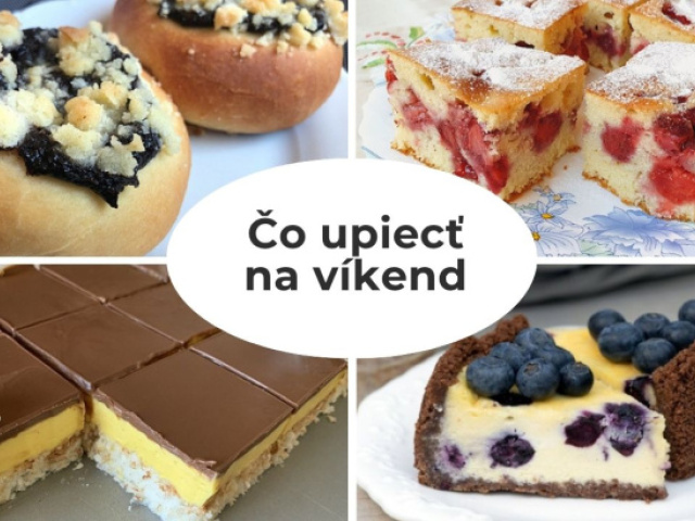 Pestrý výber: Ovocné koláče, kysnutá klasika aj zákusky na oslavu. 14 tipov, čo upiecť na víkend