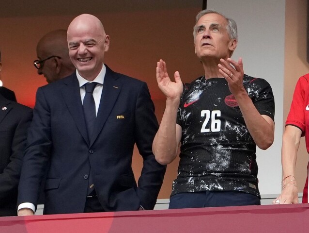 Gianni Infantino, Mark Carney