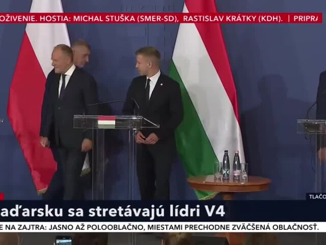 lídri krajín V4, spoločná foto