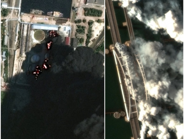 útoky na Kryme, satelity, NEPOUZIVAT