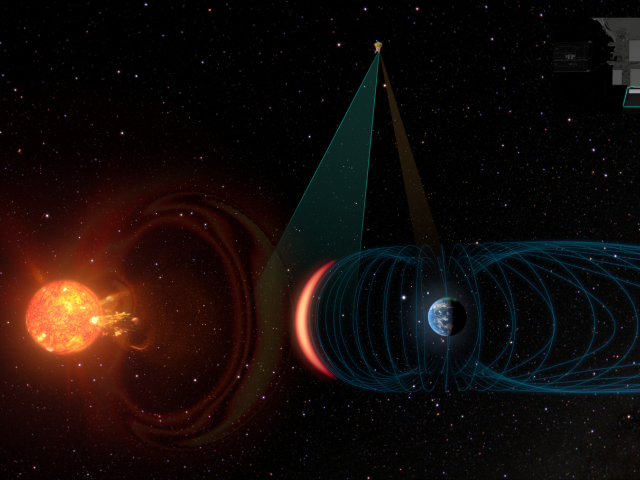 Smile s X-ray camera sees Earth reacting to coronal mass ejection