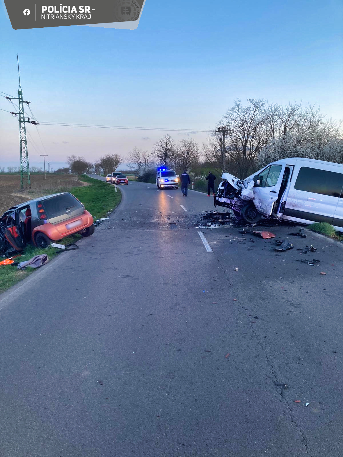 SR polícia Turá Levice tragická vodič automobil NRX
