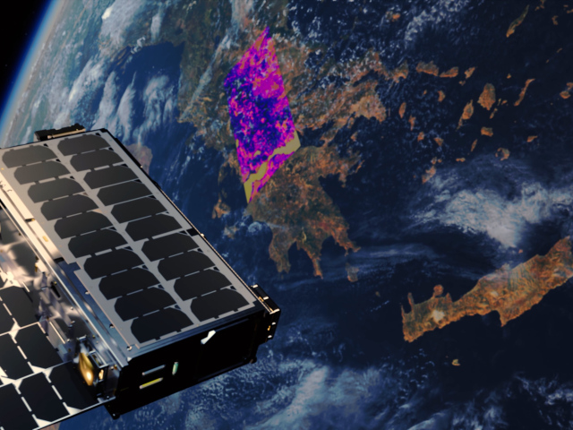 One of Hellenic Fire System satellites