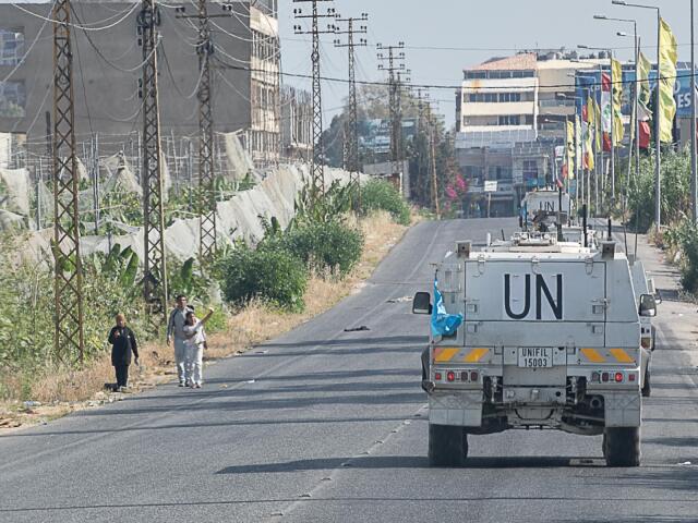 Vozidlo UNIFIL v Libanone