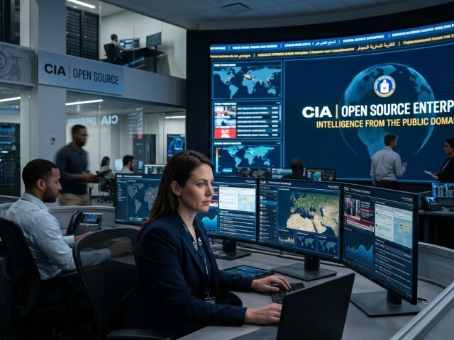 CIA OSINT - obrázok vytvorený AI