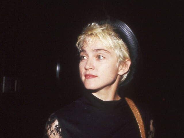 Speváčka Madonna na zábere z roku 1986.