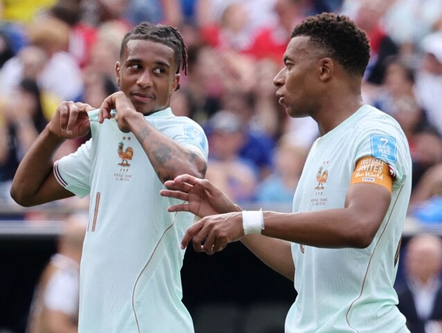 Michael Olise, Kylian Mbappé