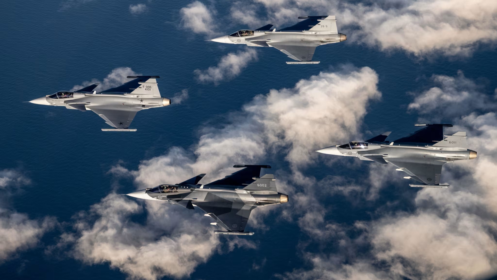 Gripeny E švédskych a brazílskych vzdušných síl