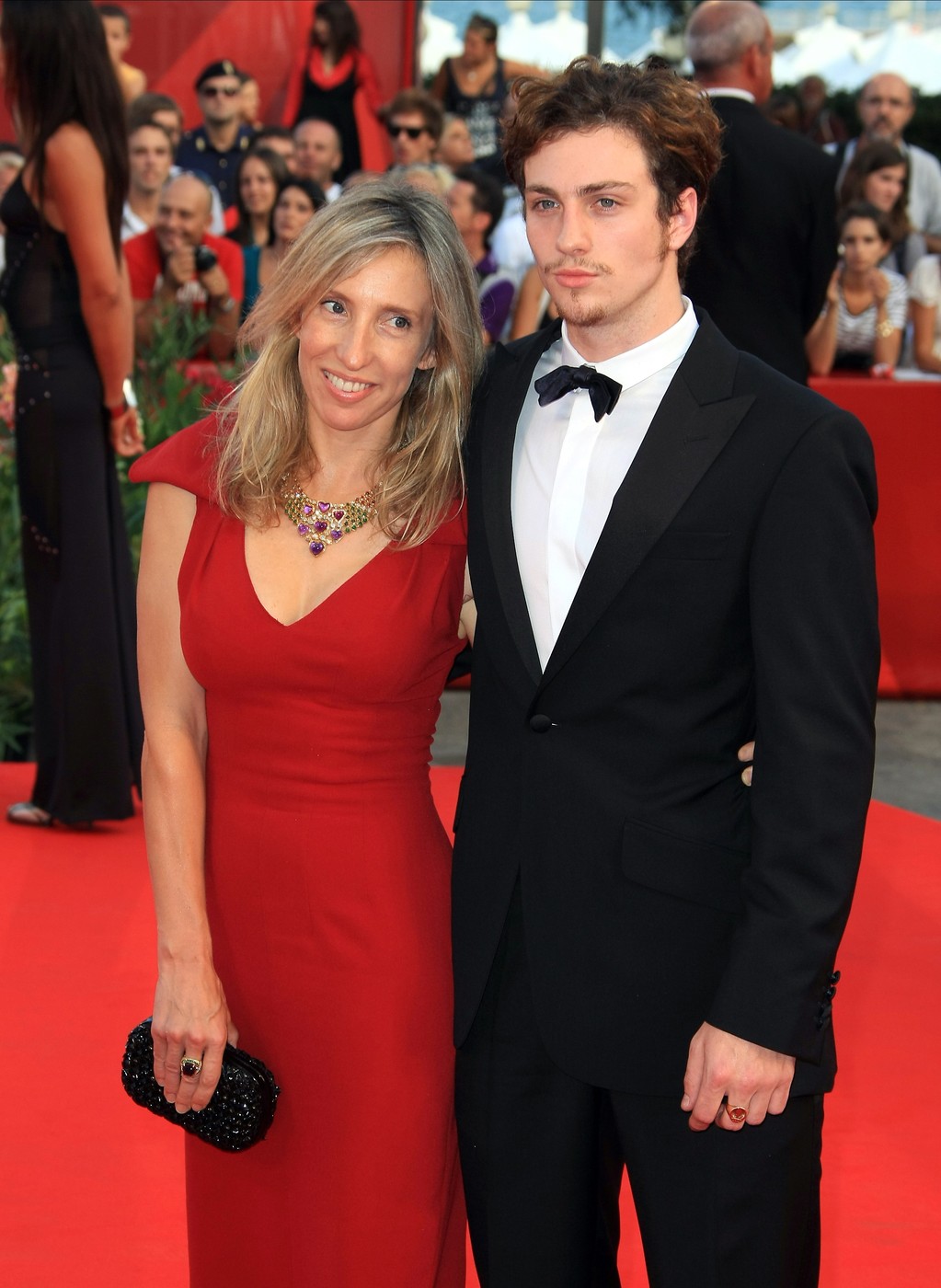 Režisérka Sam Taylor a herec Aaron Johnson v roku 2009 ešte ako nezosobášený pár. 