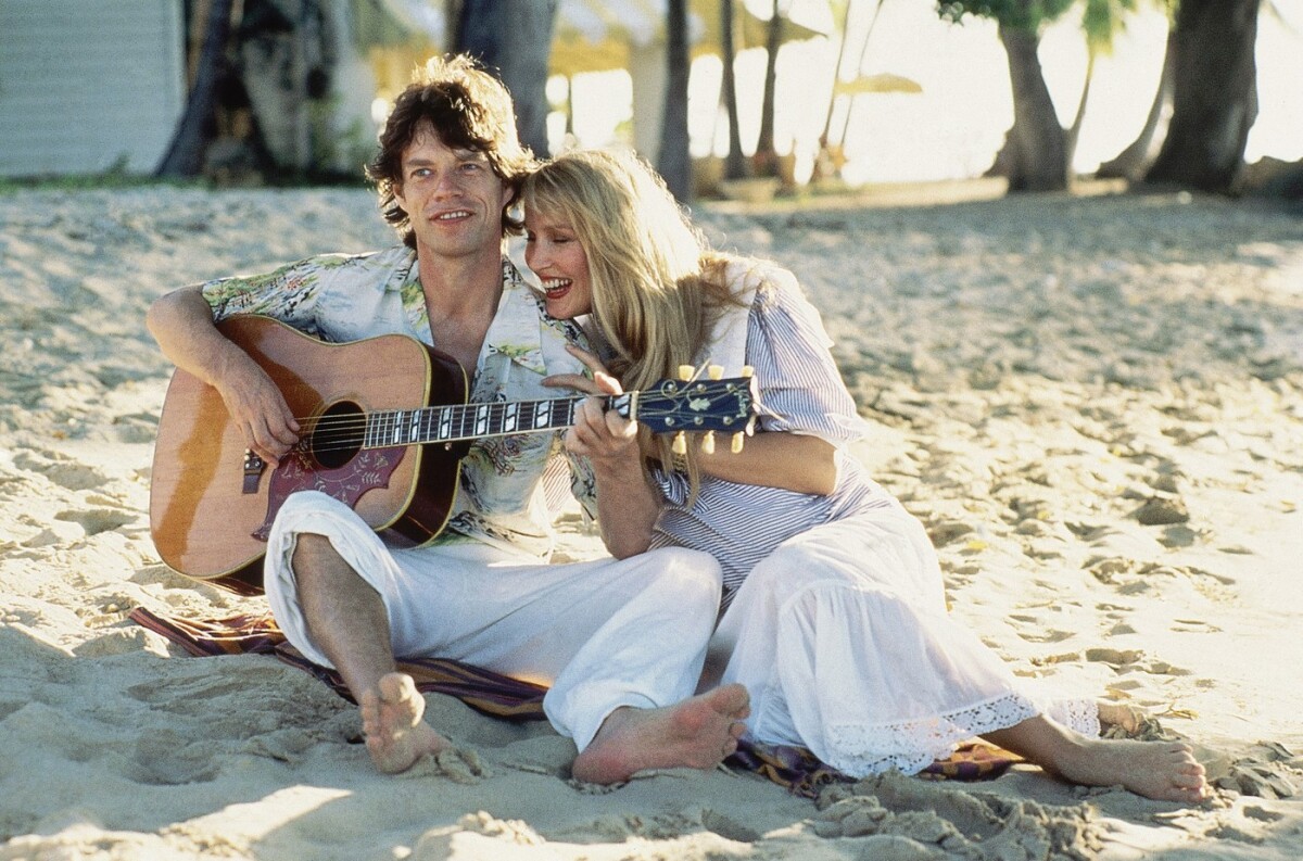Jerry Hall a Mick Jagger