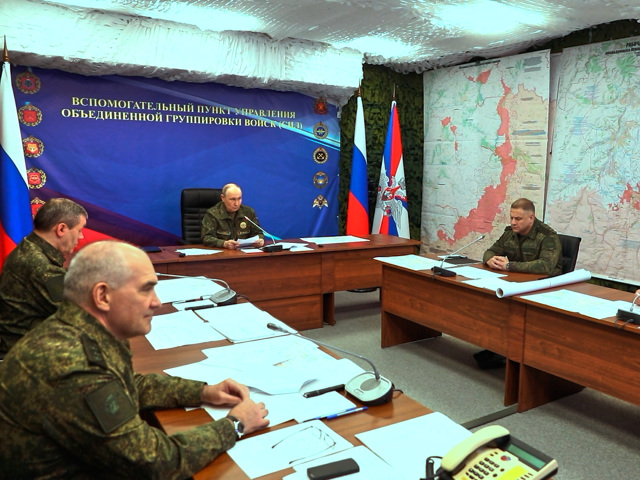 Vladimir Putin, Gerasimov, ruskí velitelia