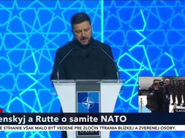 Zelenskyj, vystúpenie pred summitom NATO
