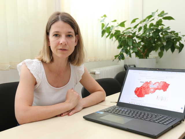 Klimatologička Lívia Labudová.