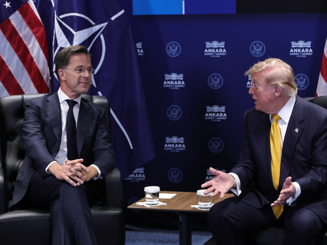 NATO Summit Rutte Trump