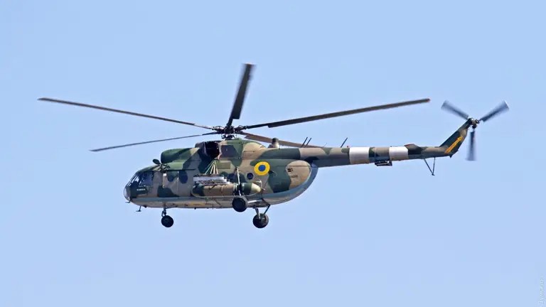 Ukrajinský vrtuľník Mi-8