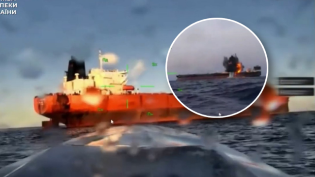 námorný dron, ruská flotila tanker