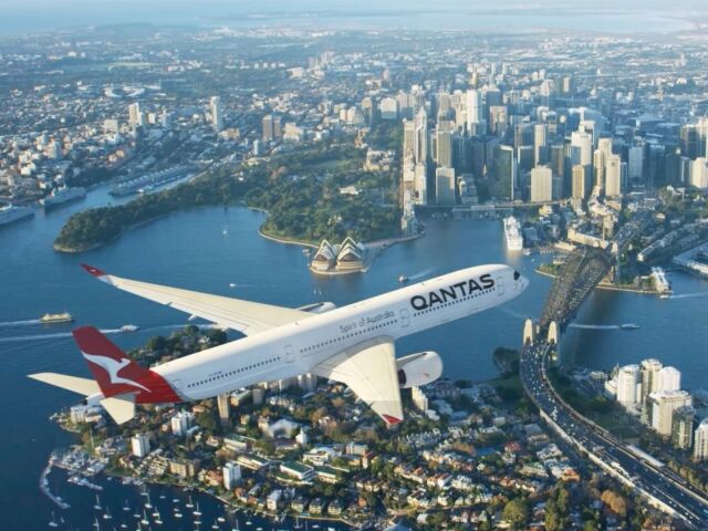Airbus, Qantas, lietadlo, let