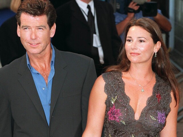 Pierce Brosnan a jeho manželka Keley Shay Smith