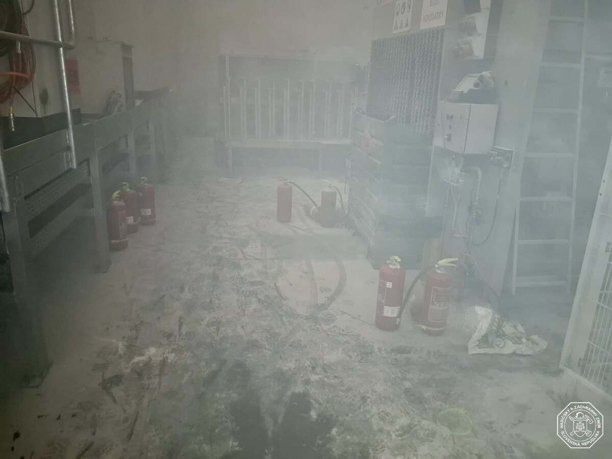 požiar, Kechnecia, výrobná hala
