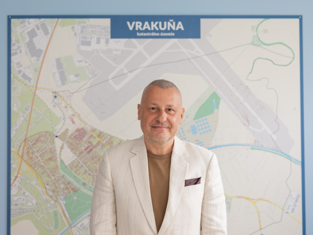 Starosta mestskej časti Bratislava-Vrakuňa Martin Kuruc.