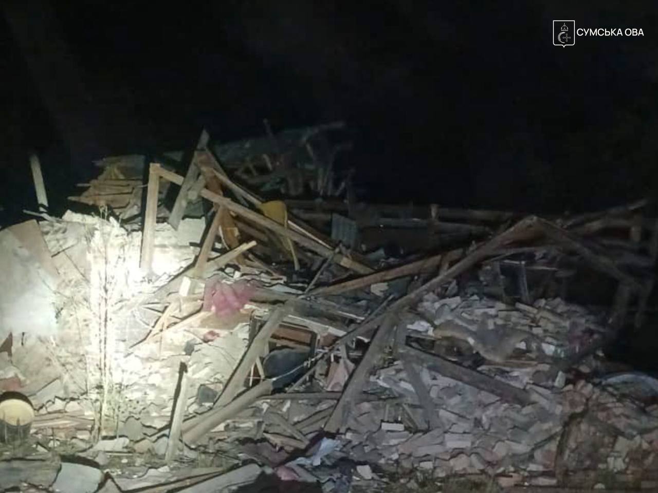 Sumská oblasť po ruskom útoku 28. júla 2026