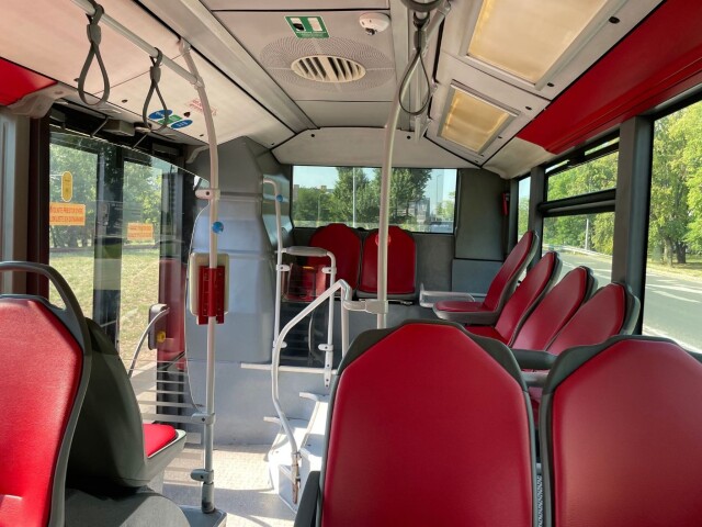 Zadná časť autobusu.
