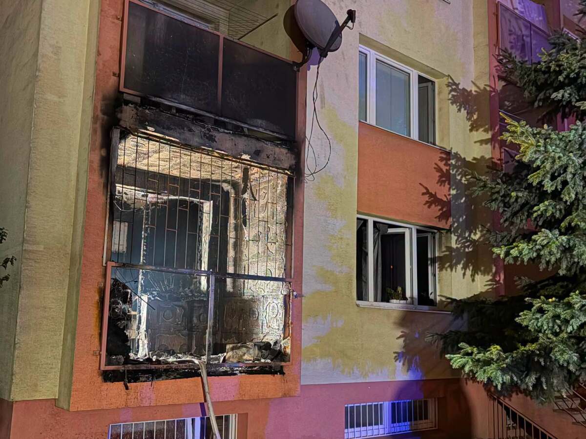 požiar byt modra balkón
