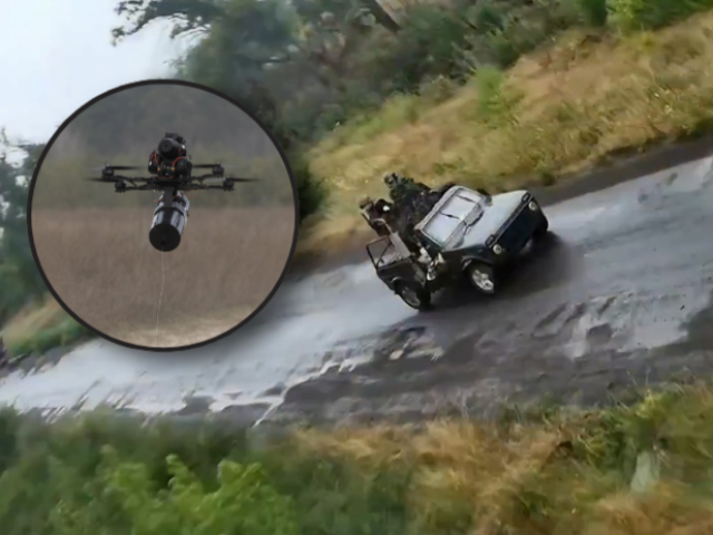 ptaška dron, optické vlákno