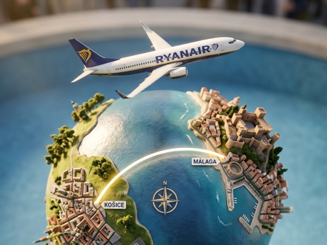 Rekordná zima v Košiciach: Ryanair spúšťa svoj dosiaľ najväčší zimný letový poriadok z metropoly východu