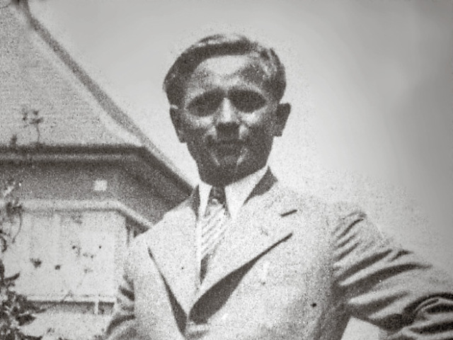 Mladý Jozef Gabčík na snímke z medzivojnového Československa.