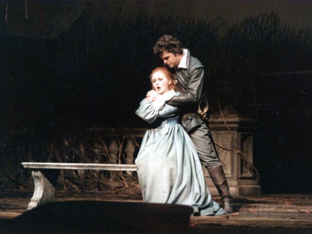 S Editou Gruberovou v opere Lucia di Lammermoor vo Viedni v roku 1978.