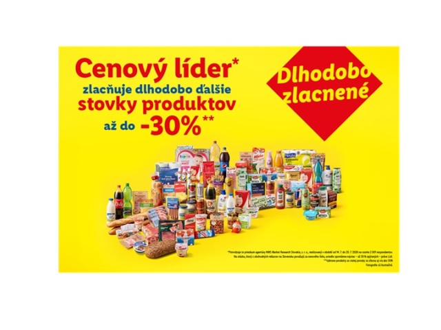 Potraviny za menej? Lidl dlhodobo znižuje ceny stoviek produktov
