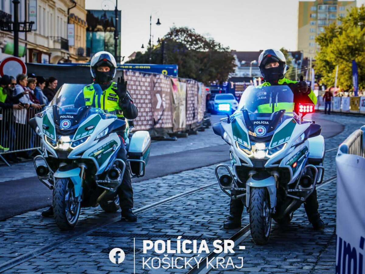 polícia motorky košice