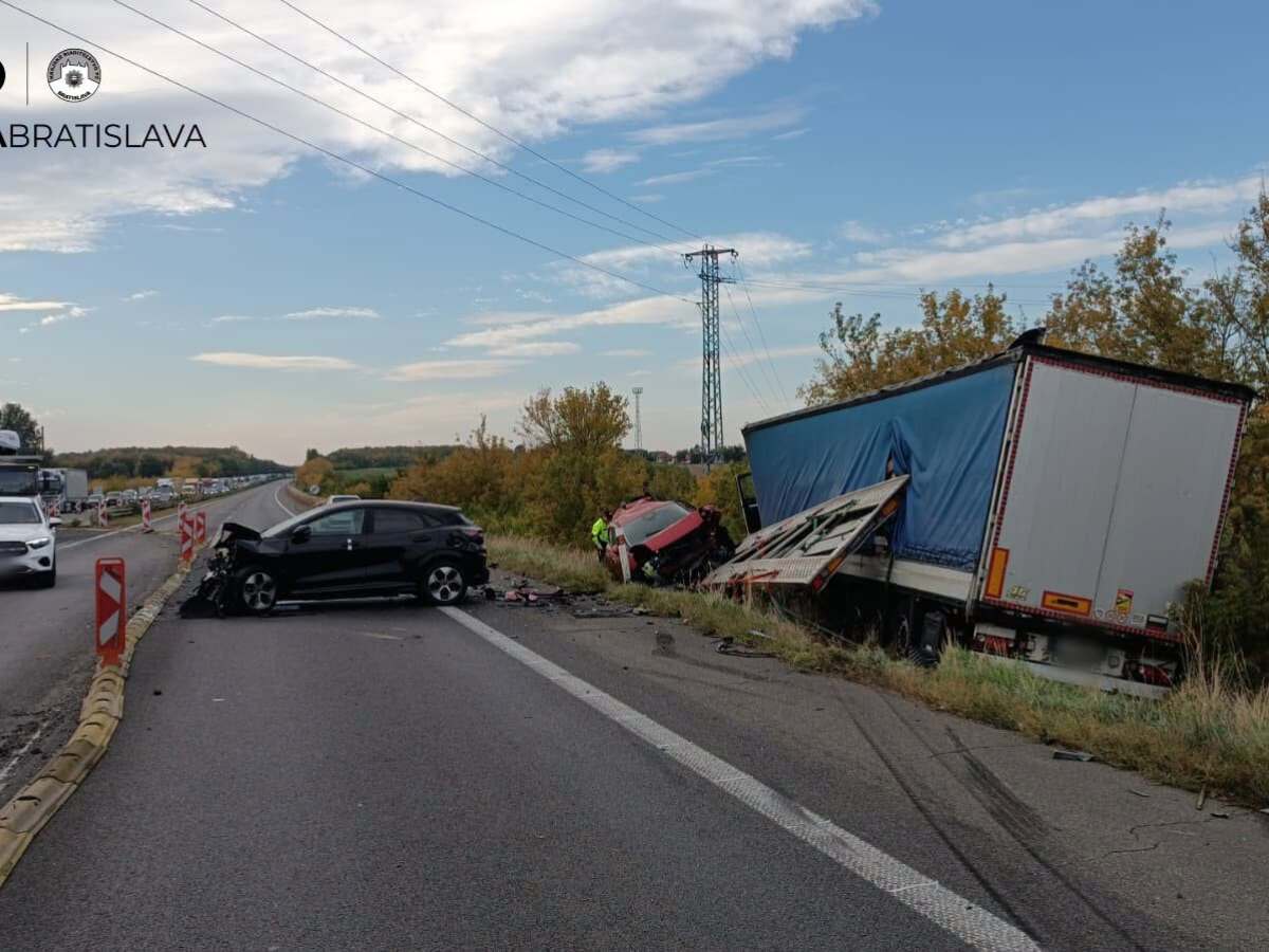 diaľnica D2 Kúty Malacky nehoda