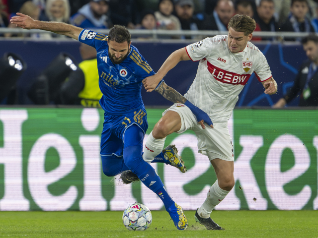 Slovan s ďalšou prehrou, od Stuttgartu dostal tri góly. Takáč: Chýbala nám energia