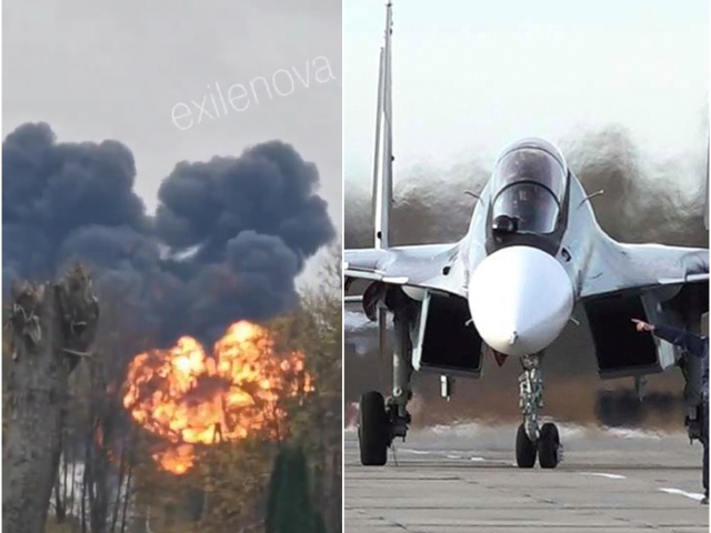 VIDEO: Pád ruskej stíhačky pri hraniciach NATO. Moskva hlási stratu bojového lietadla  Su-30SM
