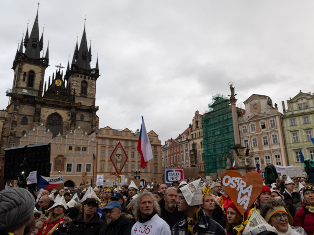 ČR Praha protest verejnoprávne médiá Babiš Pavel