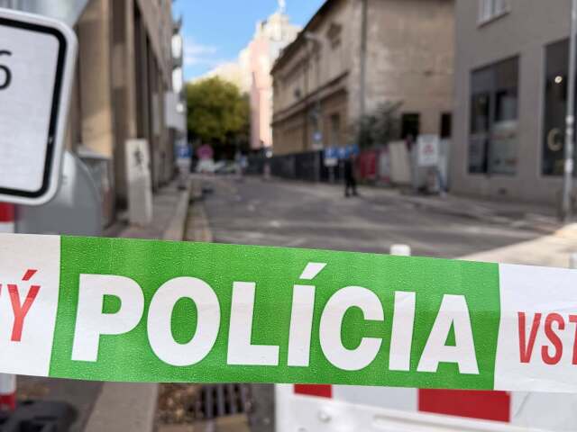 У центрі Братислави перекрили вулицю через загрозу обвалу стіни