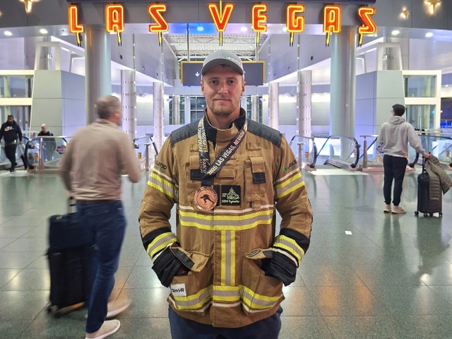 Maroš Bošeľa vybojoval na svetovom šampionáte hasičov v Las Vegas krásne 3. miesto.